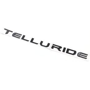 Matte Black Telluride Rear Tailgate Emblem Letter Fit 2022-2024 Telluride (Matte Black)