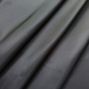 Precut Nylon Fabric (2 Yard x 57 inch) - Water Repellent Ripstop Fabric, Lightweight, Du-Rable - Used for Covers, Flag, Sacks, Upholstery, Tent, Tarps, Kite, Craft and DIY - Black