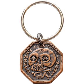 Memento Mori/Memento Vivere Copper Keychain