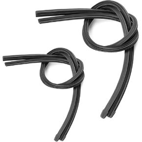 ZOFFI Hybrid Windshield Wiper Blade Refills 24"+22" Set of 4, 8.5mm width with natural AAAA level rubber