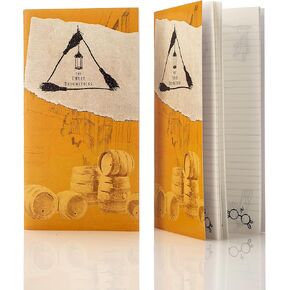 CON*QUEST Conquest Journals Harry Potter Three Broomsticks Lined Insert, Set of 2, Accessory For HP Travel Journal, Saddle Stitched, 8.25"x4.25", 64 Pages Each