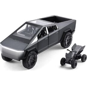 1:22 CyberTruck Toy Metal die-Casting Model car boy Toy Truck for 3 Ages and up with Lights and Sounds