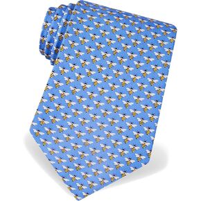 Alynn Micro Bees Tie Novelty In Silk