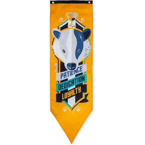 Harry Potter Indoor Wall Banners 15" x 50" Indoor Fabric Wall Hanging Decor Door Sign (Hufflepuff)