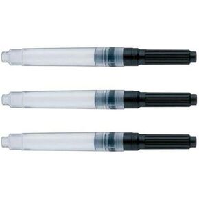 Schmidt K1 Economy Push In Fountain Pen Ink Converter, Standard International Standard Size, (Pack of 3)