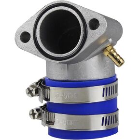 Intake Manifold Boot Performance Aluminum Aftermarket Replacement Parts Compatible for GY6 150cc Scooter Moped ATV Go-Kart.