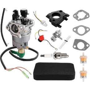 Carburetor for Generac Honeywell, HW5500 HW5500E HW6200 HW6200L HW6500 HW7000E HW7500E HW7500EL HW7000EH 100924A 100925A 0060392 337cc 389cc 420cc