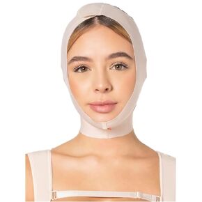 Sonryse MAC31VE Post Surgery Chin Lift After Lipo Compression Garment Strap Mentonera Post Quirrgica Facial Beige Medium