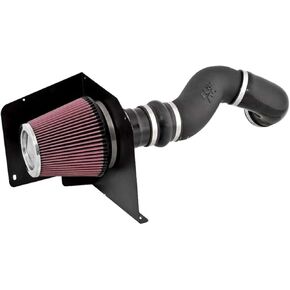 K&N Cold Air Intake Kit: Increase Acceleration & Towing Power, Guaranteed to Increase Horsepower up to 11HP: Compatible with 6.0L, V8, 2007-2008 CHEVROLET/GMC (Silverado 2500, 3500, Sierra, HD)57-3067