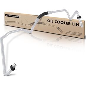 A-Premium Automatic Transmission Oil Cooler Line Hose Assembly Compatible with Chevrolet Silverado 2500 HD 3500 GMC Sierra 2500 HD 3500 2001-2003 6.6L