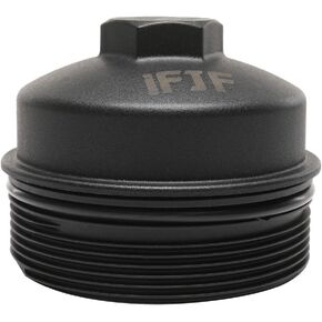 iFJF EC781 Oil Filter Cap Replacement for FL2016 2003-2007 6.0L 2008-2010 6.4L Powerstroke F250 F350 F450 F550 Super Duty 2003-2005 Excursion 1840754C91 3C3Z-6766-CA(cap)