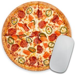 Giant Strawberry Donut With Sprinkles - Circle Mouse Pad - Mousepad - Funny - Coworker Gift Teacher - Realistic Food - Desert - Doughnut