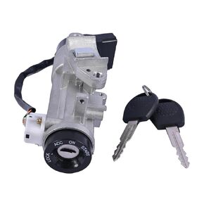 Ignition Switch Lock Cylinder Housing W/2 Keys 96261298 96414708 Compatible with Chevrolet Aveo Aveo5 2004-2011 / Optra 2004-2006 for Pontiac G3 2010 / Wave Wave5 2005-2008