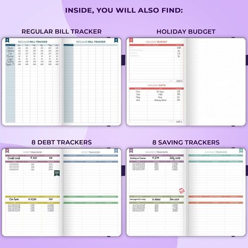 Clever Fox Budget Book 2.0 – Simple Budgeting Planner for Beginners – Financial Notebook with Money Spending, Debt & Bill Tracker (Hot Pink) in Kuwait