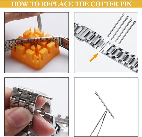 Watch Repair Kit, Professional Watch Band Link Removal Tool, Watch Battery Replacement Tools, Spring Bar Tool Set with Zipper Bag in Kuwait