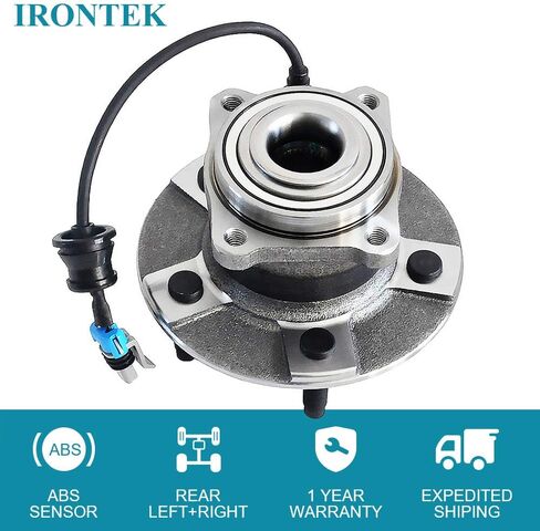 محمل العجلة الخلفية من IRONTEK ومجموعة المحور مناسبة لـ Chevy Equinox 05-06، لـ Saturn Vue 02-07، 06 لـ Pontiac Torrent 5 Lugs w/ABS 512229x2 in Saudi Arabia