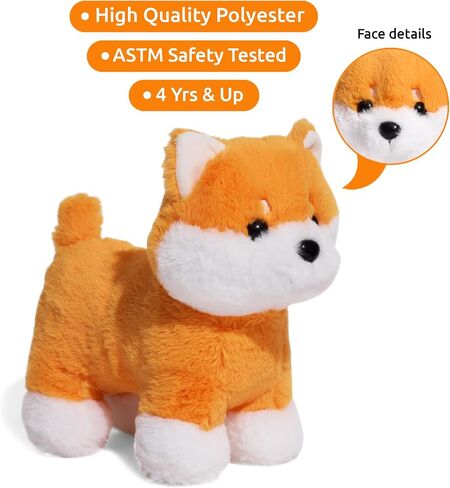 Little Jupiter Pet Plush Set with Purse w/Reversible Sequins & Charm - Stuffed Animal Toy for Kids Ages 4-5 - 6-7 - Stuffed Animal Purse - Stuffed Animals for Girls - (Pink Labradoodle) in Kuwait