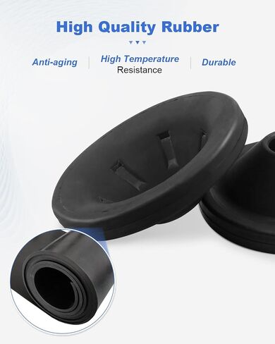 Front Upper Coil Spring Isolators Compatible with Jeep Wrangler JK JKU 2007-2018, Front Coil Spring Insulators, Stock Height, 2PCS in Saudi Arabia