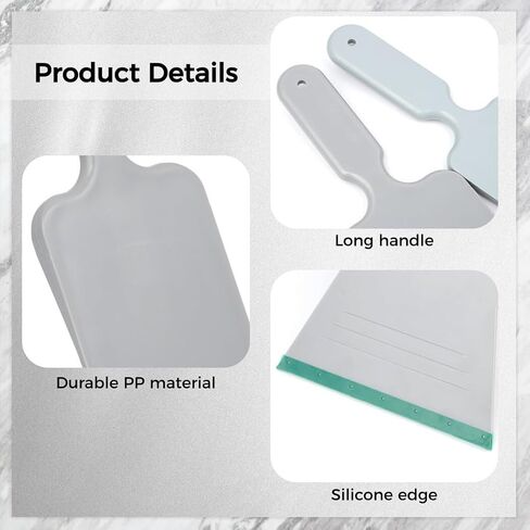 Yeesport 2 قطعة 15.2 بوصة أدوات تظليل النافذة ممسحة الجرافة لتطبيق فيلم النافذة الخلفية الأمامية/الخلفية ، أداة فيلم تظليل الزجاج الأمامي للسيارة in Kuwait