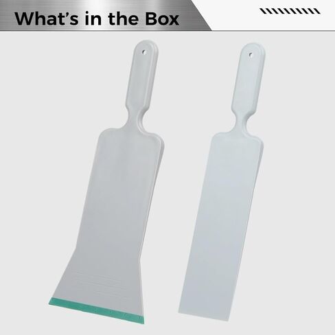 Yeesport 2 قطعة 15.2 بوصة أدوات تظليل النافذة ممسحة الجرافة لتطبيق فيلم النافذة الخلفية الأمامية/الخلفية ، أداة فيلم تظليل الزجاج الأمامي للسيارة in Kuwait