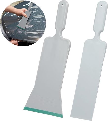 Yeesport 2 قطعة 15.2 بوصة أدوات تظليل النافذة ممسحة الجرافة لتطبيق فيلم النافذة الخلفية الأمامية/الخلفية ، أداة فيلم تظليل الزجاج الأمامي للسيارة in Kuwait