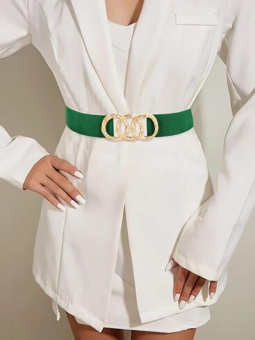 LIMHOO Women's Wide Elastic Waist Belt Fashion Stretchy belt Waistband for Dresses in Saudi Arabia