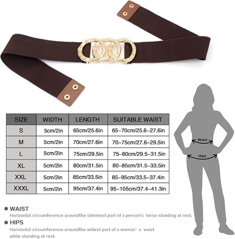 LIMHOO Women's Wide Elastic Waist Belt Fashion Stretchy belt Waistband for Dresses in Saudi Arabia