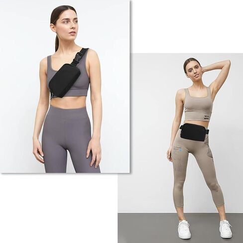 1 Pc Portable Belt Extender Backpack strap For Fanny Pack Strap Extension Waist Bag Belts Belt Extender For Fanny Pack Universal Luggage and Travel Gear(Black) in Saudi Arabia
