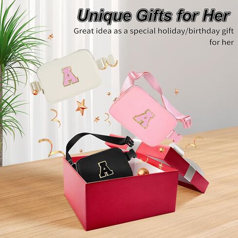 هدايا للفتيات 3 4 5 6 7 8 9 10 11 12 سنة من العمر المراهقين والأطفال ابنة أخت هدايا للنساء - حقيبة حزام فاني وحقيبة مجوهرات للسفر منظم صندوق مجوهرات صغير أشياء لطيفة in Kuwait