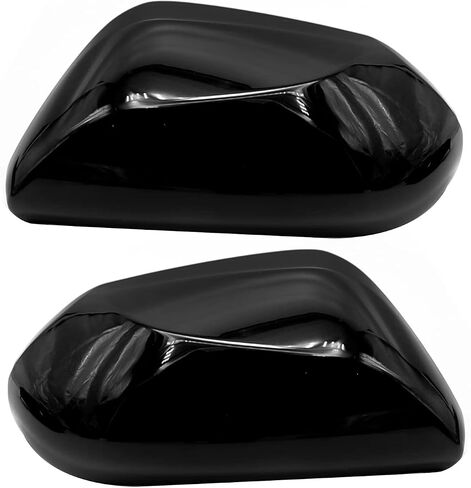 2 Pack Mirror Cover Rearview Mirror Guard Covers Door Side Moulding Exterior Decoration Trims Replacement for Toyota Camry 2018-2023 (Glossy Black) in Saudi Arabia