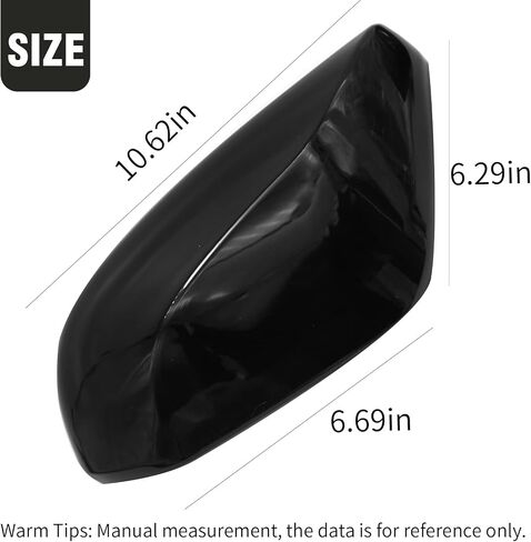 2 Pack Mirror Cover Rearview Mirror Guard Covers Door Side Moulding Exterior Decoration Trims Replacement for Toyota Camry 2018-2023 (Glossy Black) in Saudi Arabia