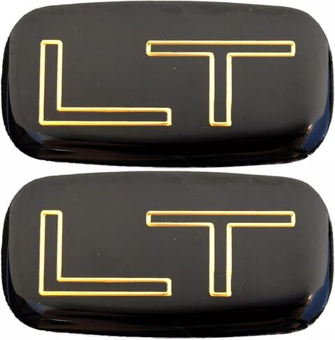 Pair Set LT Cab Emblem Badge Logo Replacement for 99-07 Roof Pillar Sticker 15036136 (Gold) in Saudi Arabia