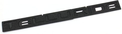 Matte Black Telluride Rear Tailgate Emblem Letter Fit 2022-2024 Telluride (Matte Black) in Saudi Arabia