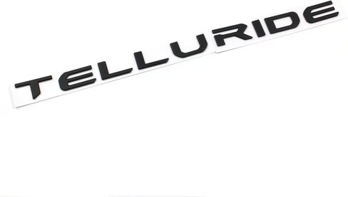 Matte Black Telluride Rear Tailgate Emblem Letter Fit 2022-2024 Telluride (Matte Black) in Saudi Arabia