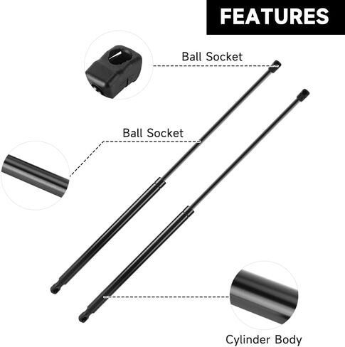Front Hood Lift Supports Struts Gas Shock Spring - Compatible for Toyota Tundra 2007-2013 for Toyota Sequoia 2008-2014 - Replace Part SG229026B Set of 2 in Saudi Arabia