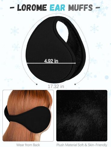 15PCS Womens Winter Gloves Earmuffs Scarf Winter Hats, Touch Screen Gloves Women Plush Ear Warmer Knit Scarf Hat Set Adults in Saudi Arabia