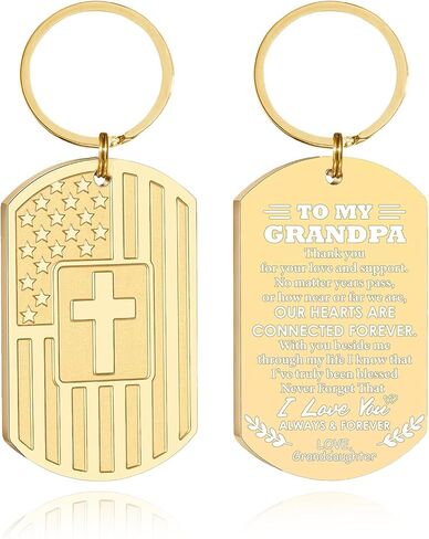 DuoDiner Keychains Gifts for Men Dad Son Brother Boyfriend Husband Grandpa Grandson,Mens Keychain Christmas Gifts in Kuwait