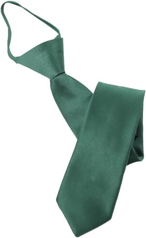 Vintava PreTied Men's Necktie Press Adjustable Ties Solid Color Skinny Neck Tie for Men and Women, Ties For Men in Saudi Arabia