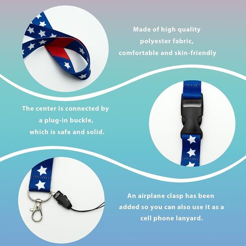 Flag lanyard with metal clasp airplane buckle, can hang cell phone, keys, etc. for company staff, party and so on. in Saudi Arabia