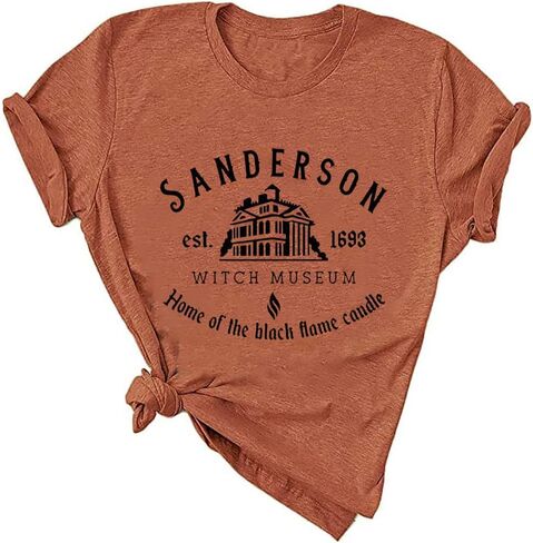 Hocus Pocus Shirt Womens Sanderson Sisters T-Shirts for Women Classic Halloween Movie Graphic Tee Tops in Kuwait