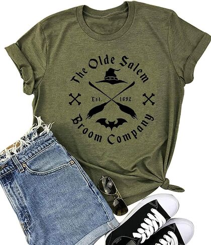 Hocus Pocus Shirt Womens Sanderson Sisters T-Shirts for Women Classic Halloween Movie Graphic Tee Tops in Kuwait