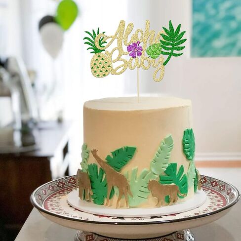 Gyufise 10 Pieces Plastic Green Palm Tree Coconuts Cupcake Toppers Miniature Palm Tree Figurines Cake Toppers Decorations for Micro Aquarium Garden Plant Building Landscape Birthday Party Supplies in Saudi Arabia
