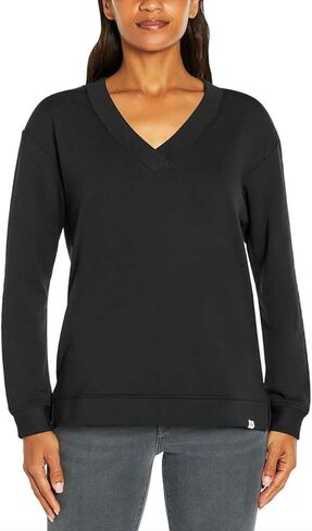Orvis Women's V-Neck Dropped Shoulders Sweatshirt in Kuwait