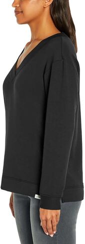 Orvis Women's V-Neck Dropped Shoulders Sweatshirt in Kuwait