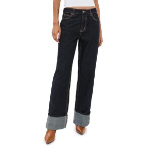 Women's Top Model Cuffed Jeans