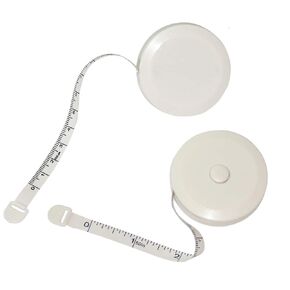 60-Inch/150cm Soft and Retractable Measure Tape Sewing Tape for Tailor Sewing Body Tape Measure (5 Pack White)