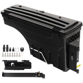 G-PLUS Truck Bed Storage Box Tool Box Left Driver Side Compatible with Toyota Tundra 2007-2020 Rear Tool Box