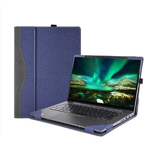 for Lenovo Yoga 7 2-in-1 16AHP9/16IML9 Laptop Case Yoga 7 16'' Series and Yoga Slim 7 Pro 16ACH6 16ARH7 16IAH7, PU Leather Case Detachable Laptop Bag (Dark Gray)