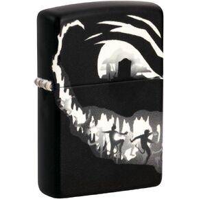 Zippo Abstract Design Glow in The Dark Green Pocket Lighter
