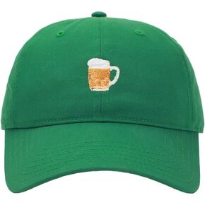 Foaming Stein Adult Green Oktoberfest Baseball Hat